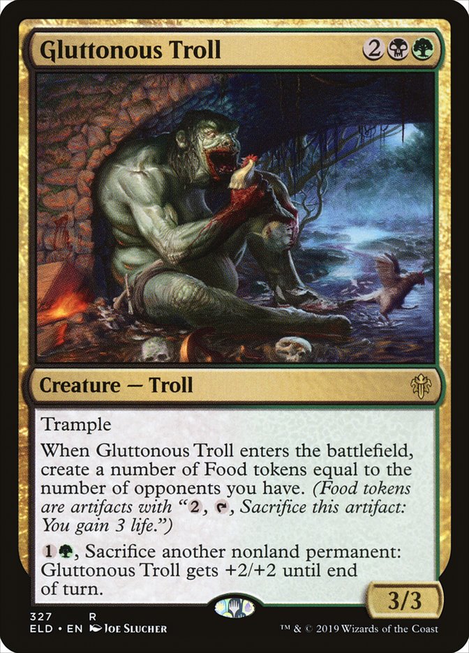 Gluttonous Troll [Throne of Eldraine] | Cracking-Singles