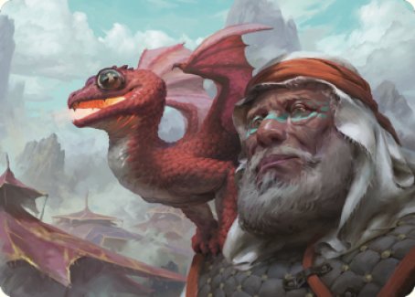 Dragon Whelp Art Card [Dominaria United Art Series] | Cracking-Singles