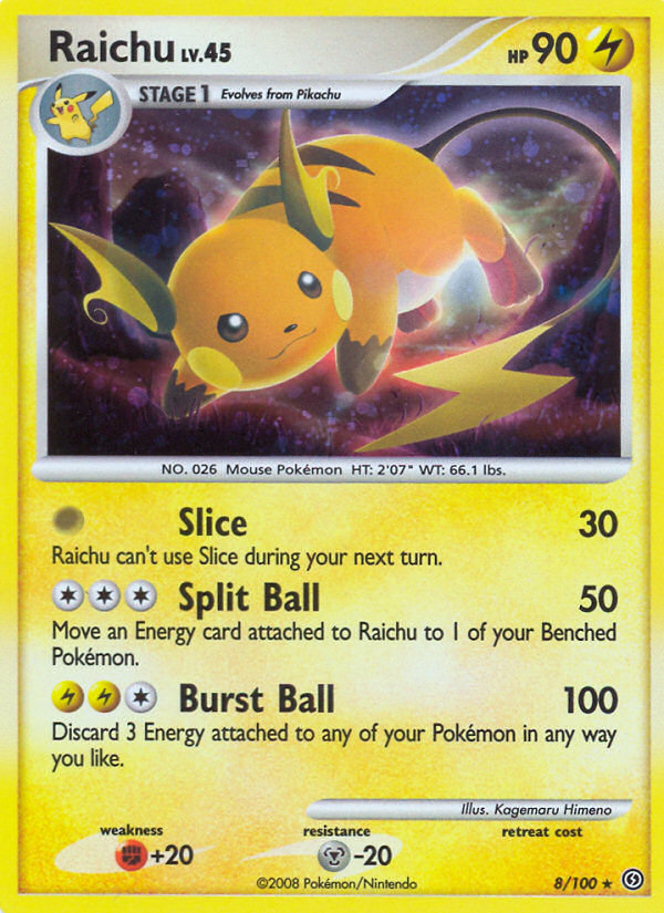 Raichu (8/100) [Diamond & Pearl: Stormfront] | Cracking-Singles