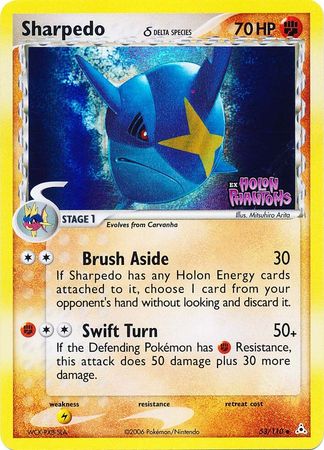 Sharpedo (53/110) (Delta Species) (Stamped) [EX: Holon Phantoms] | Cracking-Singles