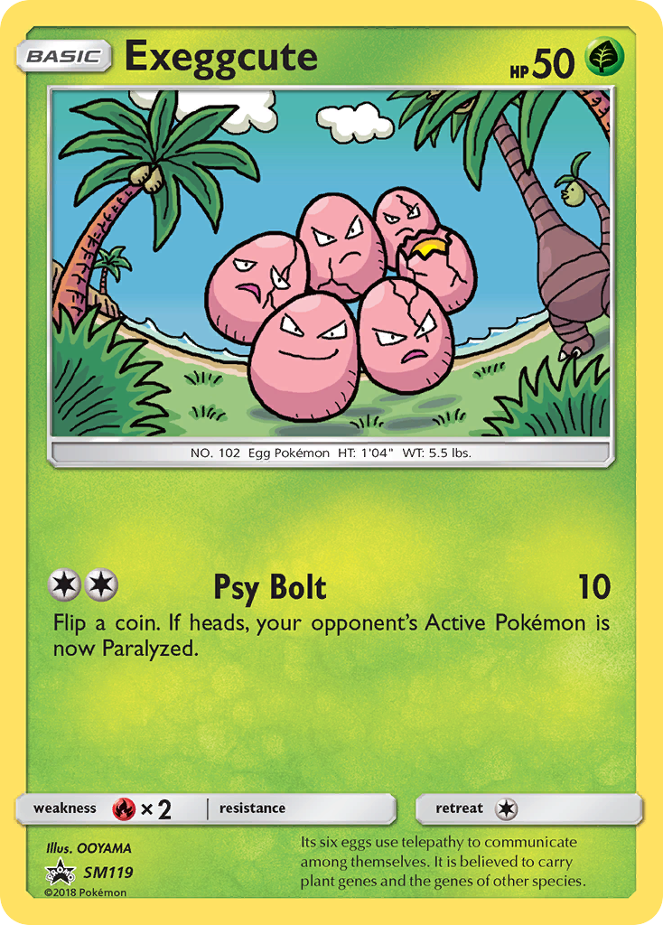 Exeggcute (SM119) [Sun & Moon: Black Star Promos] | Cracking-Singles