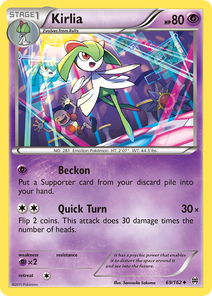 Kirlia (69/162) [XY: BREAKthrough] | Cracking-Singles