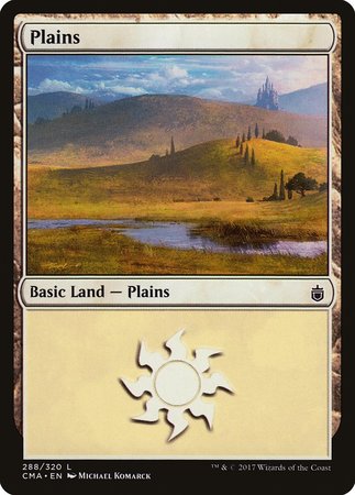 Plains (288) [Commander Anthology] | Cracking-Singles