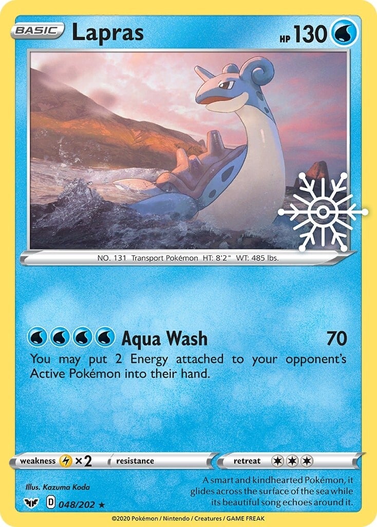 Lapras (048/202) (Holiday Calendar) [Sword & Shield: Base Set] | Cracking-Singles