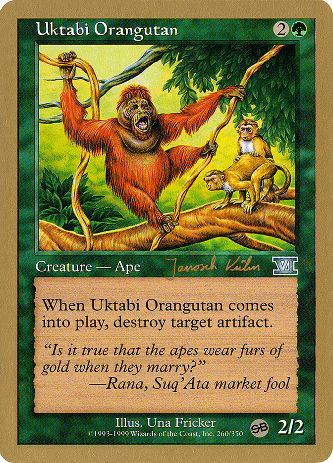 Uktabi Orangutan (Janosch Kuhn) (SB) [World Championship Decks 2000] | Cracking-Singles