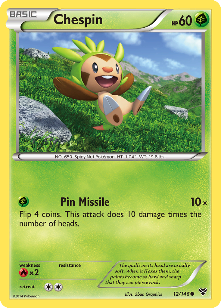 Chespin (12/146) [XY: Base Set] | Cracking-Singles