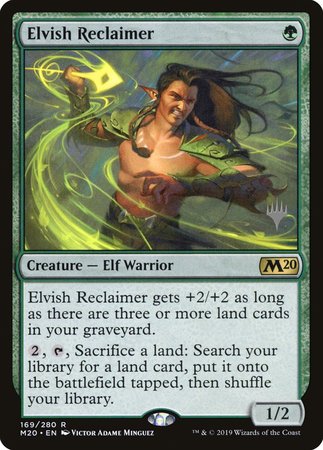 Elvish Reclaimer [Core Set 2020 Promos] | Cracking-Singles