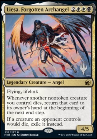 Liesa, Forgotten Archangel (Promo Pack) [Innistrad: Midnight Hunt Promos] | Cracking-Singles