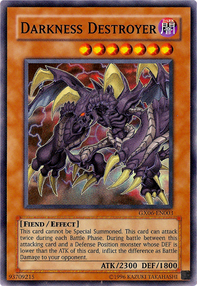 Darkness Destroyer [GX06-EN003] Super Rare | Cracking-Singles