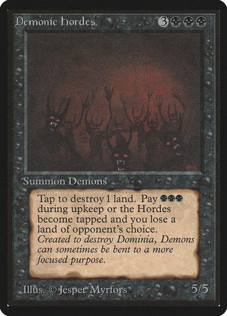 Demonic Hordes [Limited Edition Beta] | Cracking-Singles