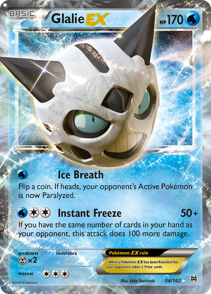 Glalie EX (34/162) [XY: BREAKthrough] | Cracking-Singles