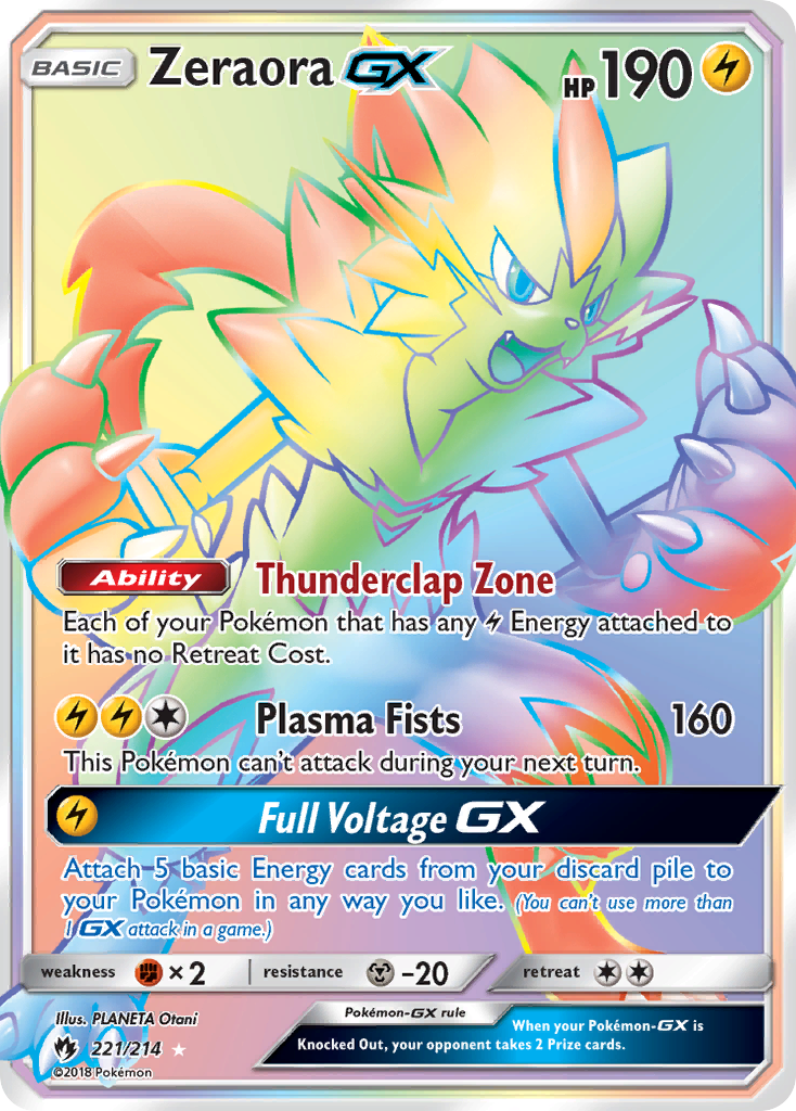 Zeraora GX (221/214) [Sun & Moon: Lost Thunder] | Cracking-Singles