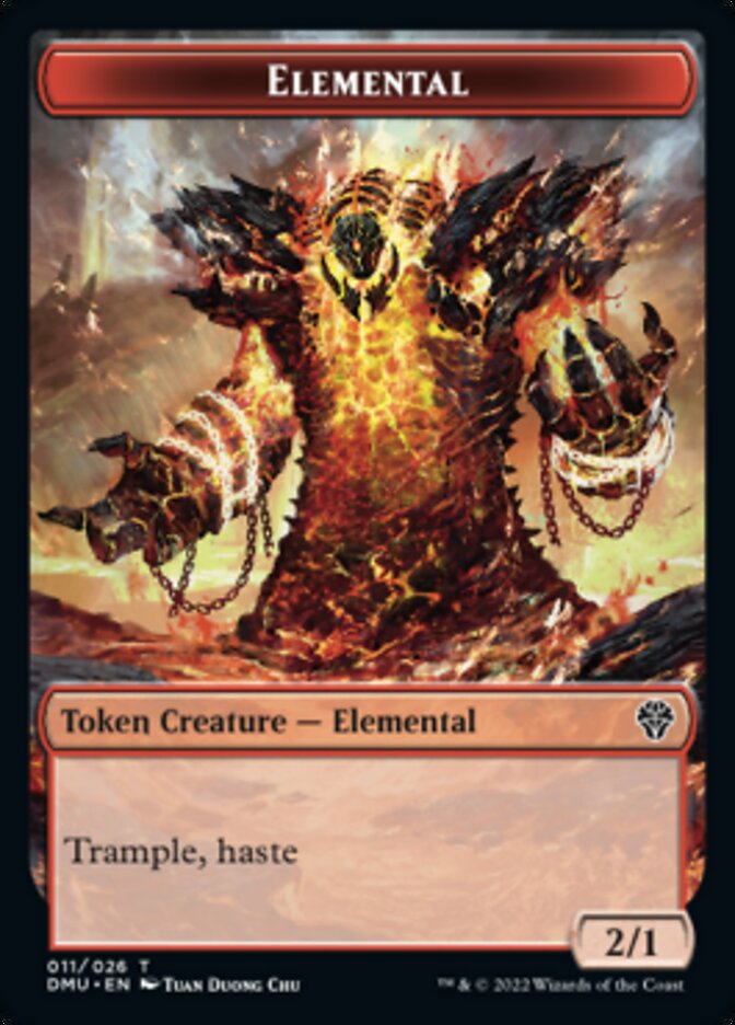 Elemental Token [Dominaria United Tokens] | Cracking-Singles