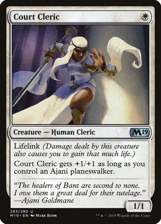 Court Cleric [Core Set 2019] | Cracking-Singles