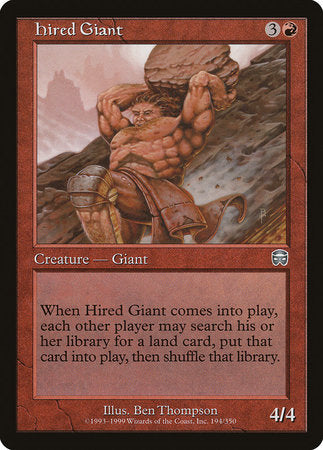 Hired Giant [Mercadian Masques] | Cracking-Singles