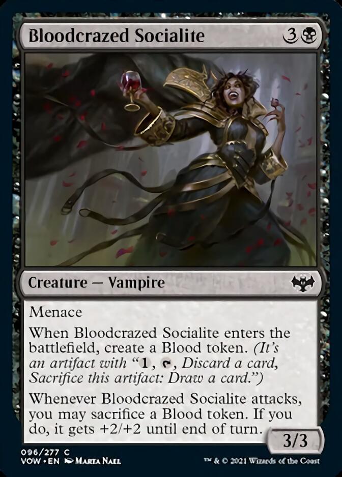 Bloodcrazed Socialite [Innistrad: Crimson Vow] | Cracking-Singles