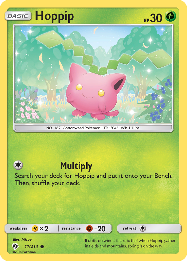 Hoppip (11/214) [Sun & Moon: Lost Thunder] | Cracking-Singles