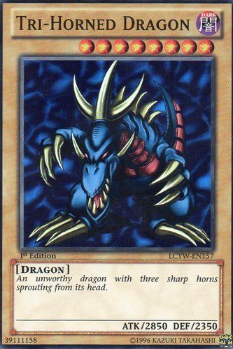 Tri-Horned Dragon [LCYW-EN157] Super Rare | Cracking-Singles