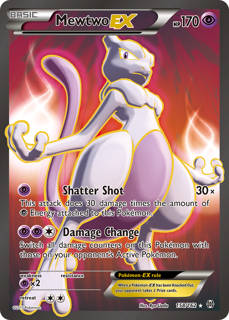 Mewtwo EX (158/162) [XY: BREAKthrough] | Cracking-Singles