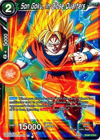 Son Goku, in Close Quarters [EX06-15] | Cracking-Singles