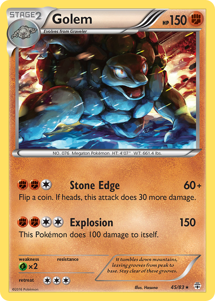 Golem (45/83) [XY: Generations] | Cracking-Singles