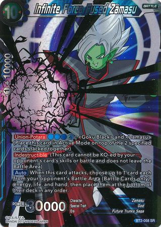 Infinite Force Fused Zamasu [BT2-058] | Cracking-Singles