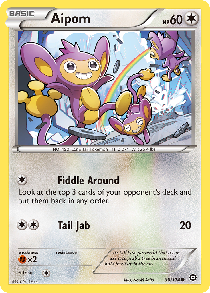 Aipom (90/114) [XY: Steam Siege] | Cracking-Singles