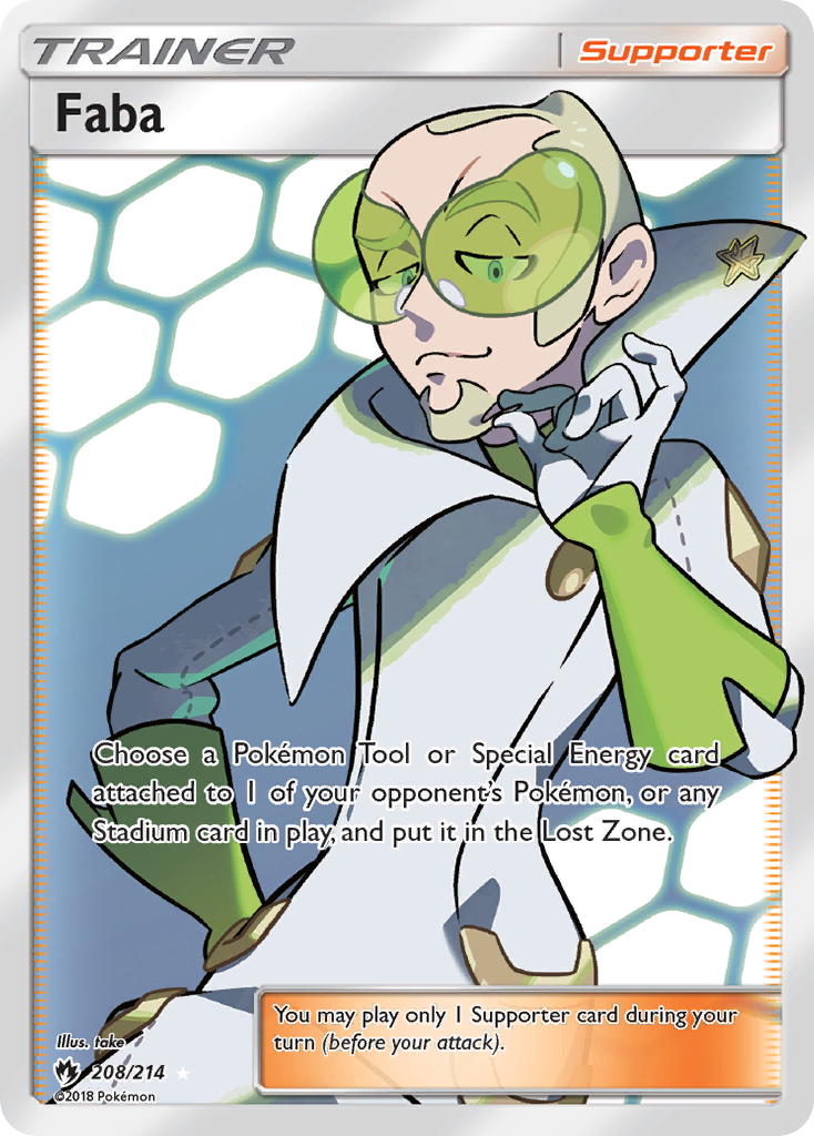 Faba (208/214) [Sun & Moon: Lost Thunder] | Cracking-Singles