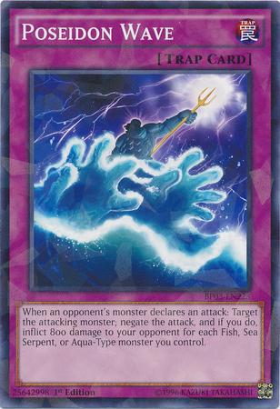 Poseidon Wave [BP03-EN223] Shatterfoil Rare | Cracking-Singles