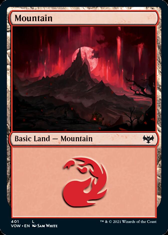 Mountain (401) [Innistrad: Crimson Vow] | Cracking-Singles