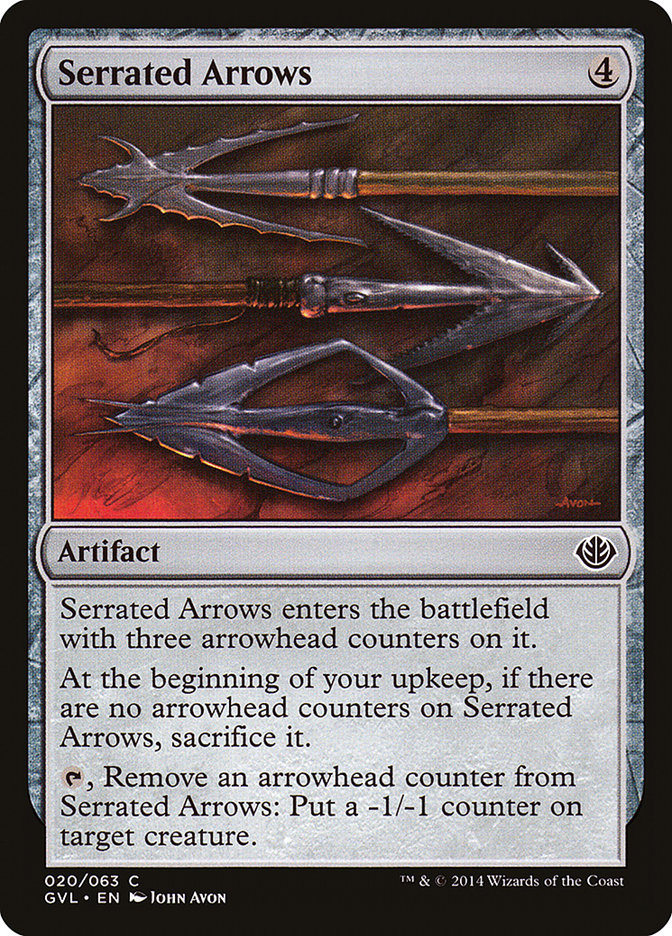 Serrated Arrows (Garruk vs. Liliana) [Duel Decks Anthology] | Cracking-Singles