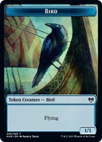 Bird (005) // Soldier Double-sided Token [Kaldheim Commander Tokens] | Cracking-Singles