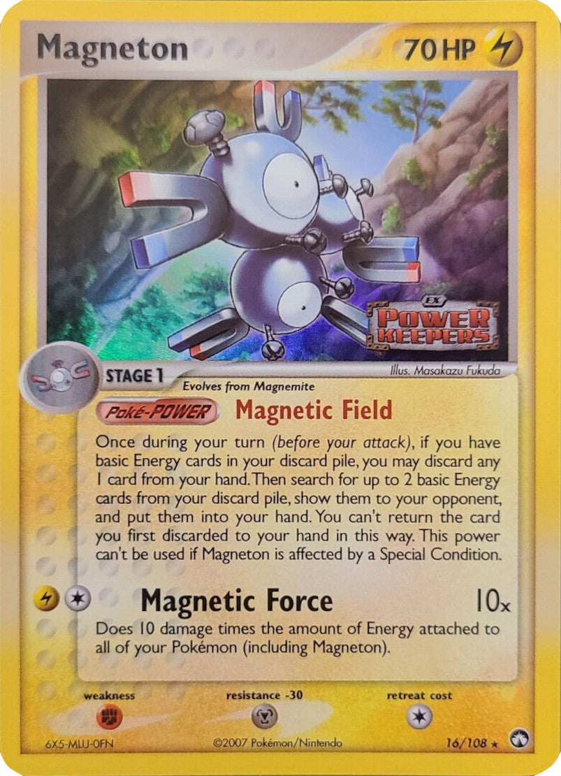 Magneton (16/108) (Stamped) [EX: Power Keepers] | Cracking-Singles