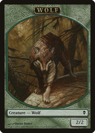 Wolf Token [Zendikar Tokens] | Cracking-Singles