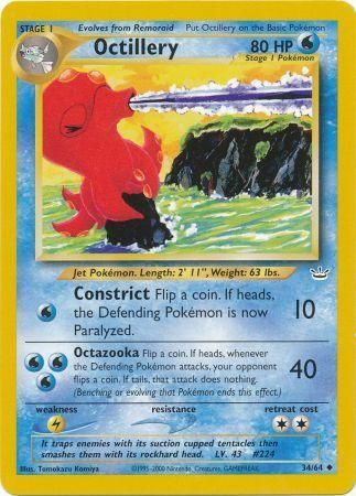 Octillery (34/64) [Neo Revelation Unlimited] | Cracking-Singles