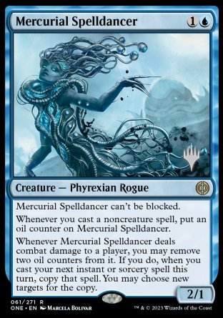 Mercurial Spelldancer (Promo Pack) [Phyrexia: All Will Be One Promos] | Cracking-Singles