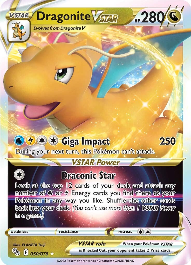 Dragonite VSTAR (050/078) [Pokémon GO] | Cracking-Singles