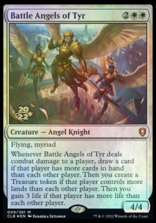 Battle Angels of Tyr [Commander Legends: Battle for Baldur's Gate Prerelease Promos] | Cracking-Singles