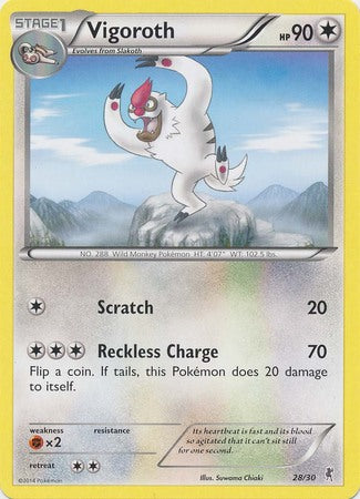 Vigoroth (28/30) [XY: Trainer Kit 1 - Bisharp] | Cracking-Singles