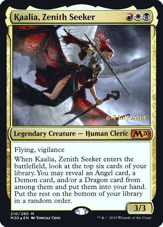 Kaalia, Zenith Seeker  [Core Set 2020 Prerelease Promos] | Cracking-Singles