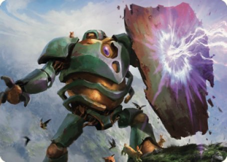 Walking Bulwark Art Card [Dominaria United Art Series] | Cracking-Singles