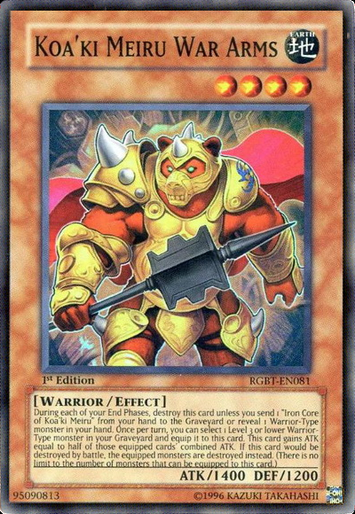 Koa'ki Meiru War Arms [RGBT-EN081] Super Rare | Cracking-Singles