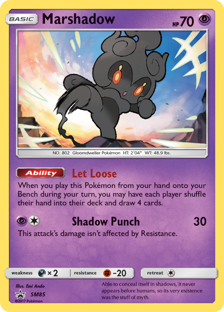 Marshadow (SM85) [Sun & Moon: Black Star Promos] | Cracking-Singles