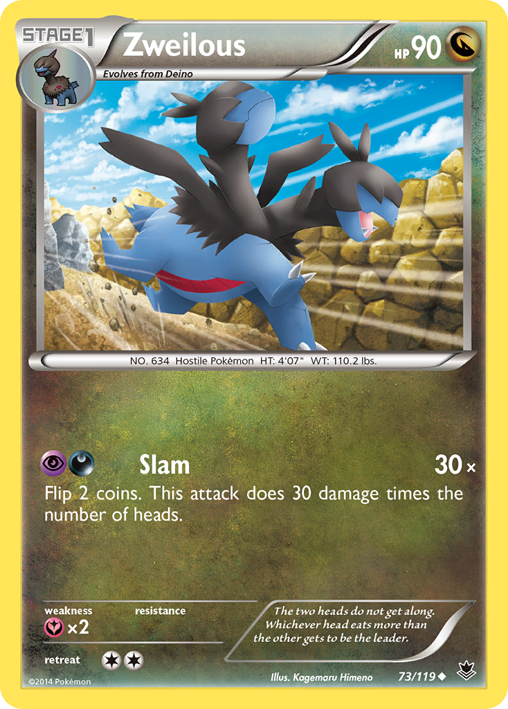 Zweilous (73/119) [XY: Phantom Forces] | Cracking-Singles