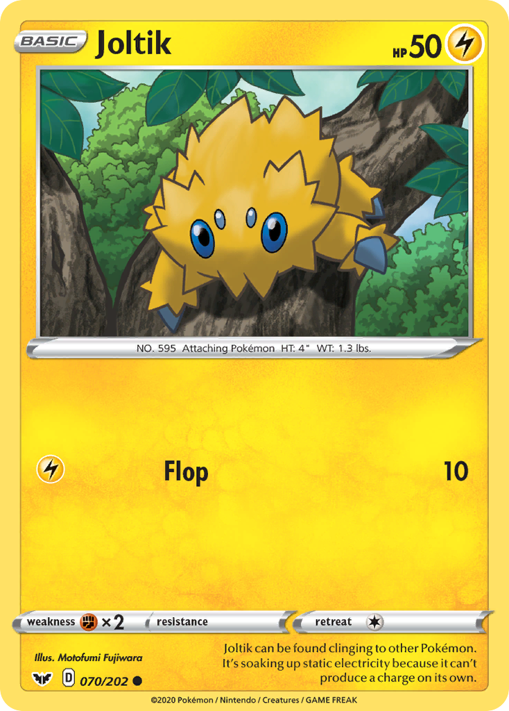 Joltik (070/202) [Sword & Shield: Base Set] | Cracking-Singles