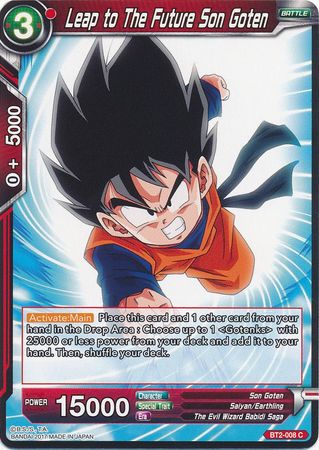 Leap to The Future Son Goten [BT2-008] | Cracking-Singles