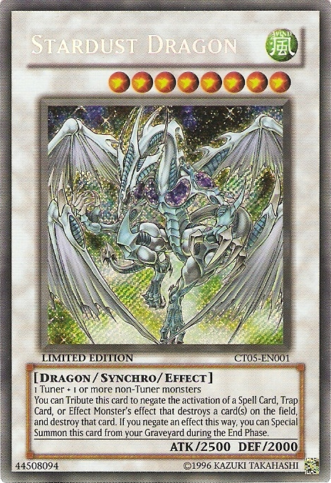 Stardust Dragon [CT05-EN001] Secret Rare | Cracking-Singles