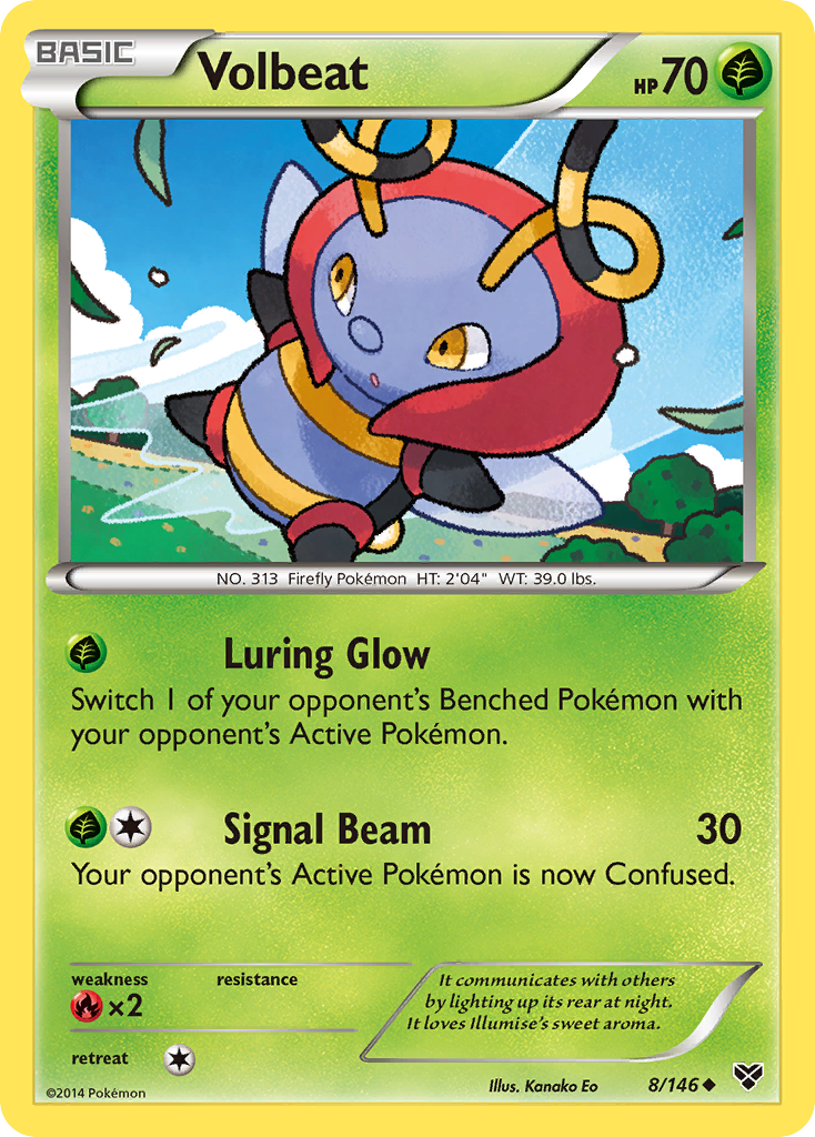 Volbeat (8/146) [XY: Base Set] | Cracking-Singles