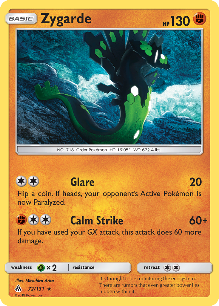 Zygarde (72/131) [Sun & Moon: Forbidden Light] | Cracking-Singles