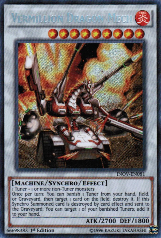 Vermillion Dragon Mech [INOV-EN081] Secret Rare | Cracking-Singles